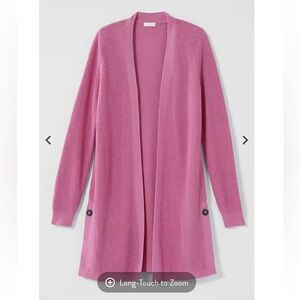 Last Chance! Textured Open-Front Cardi S